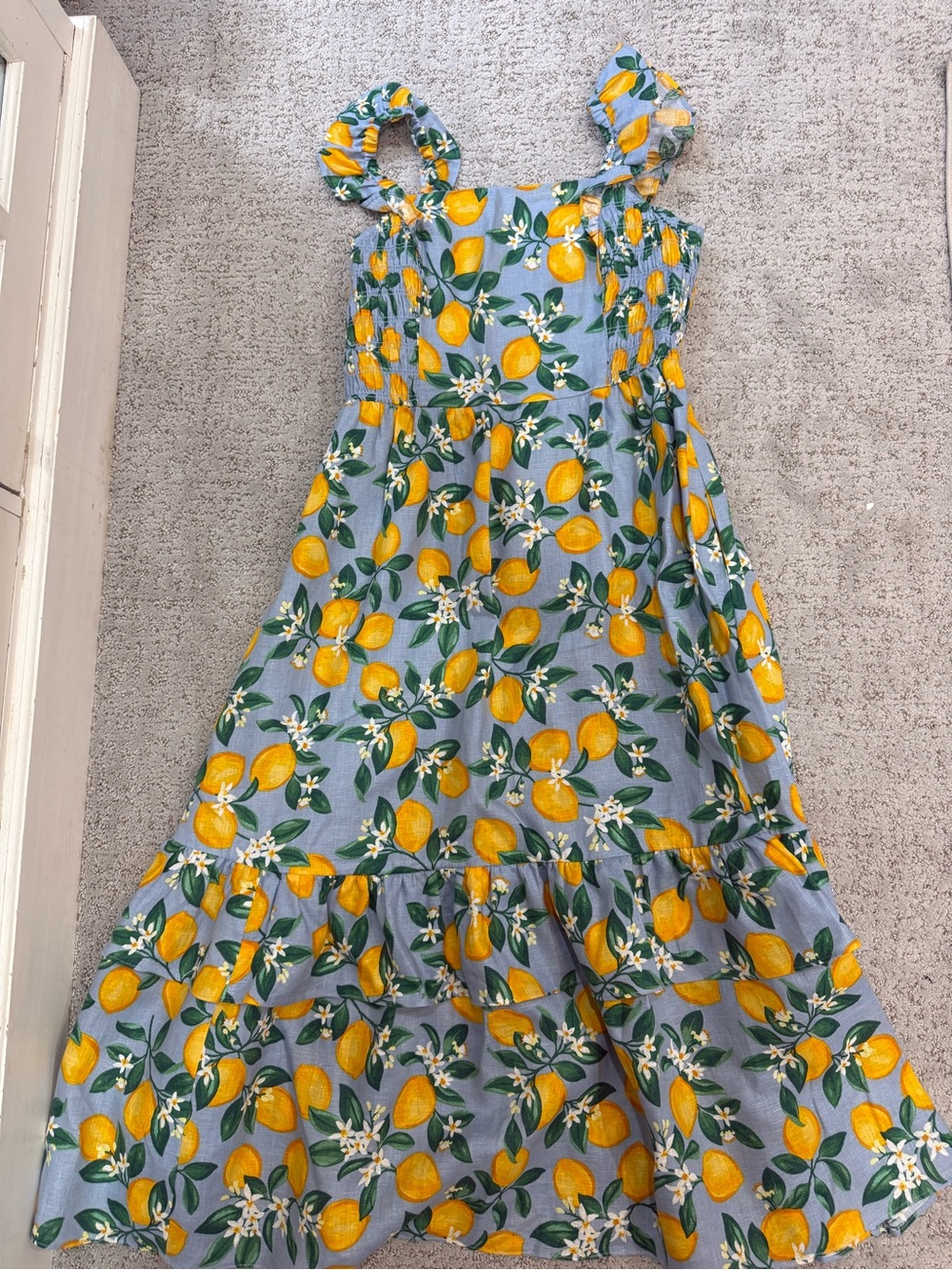 Draper James Lemon Print Sundress